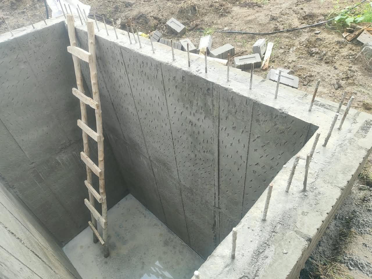 Underground water tank structural walls, Coimbatore